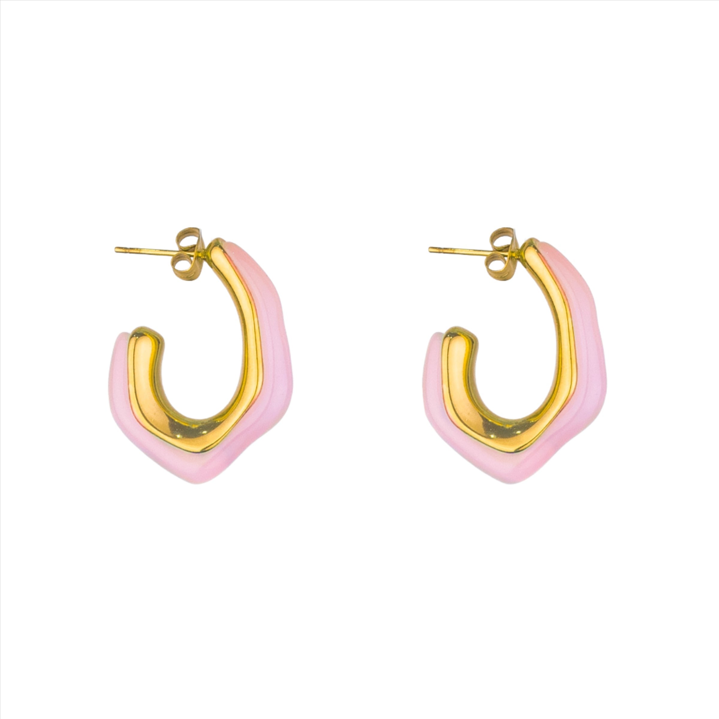 Allegra Studs - Pink