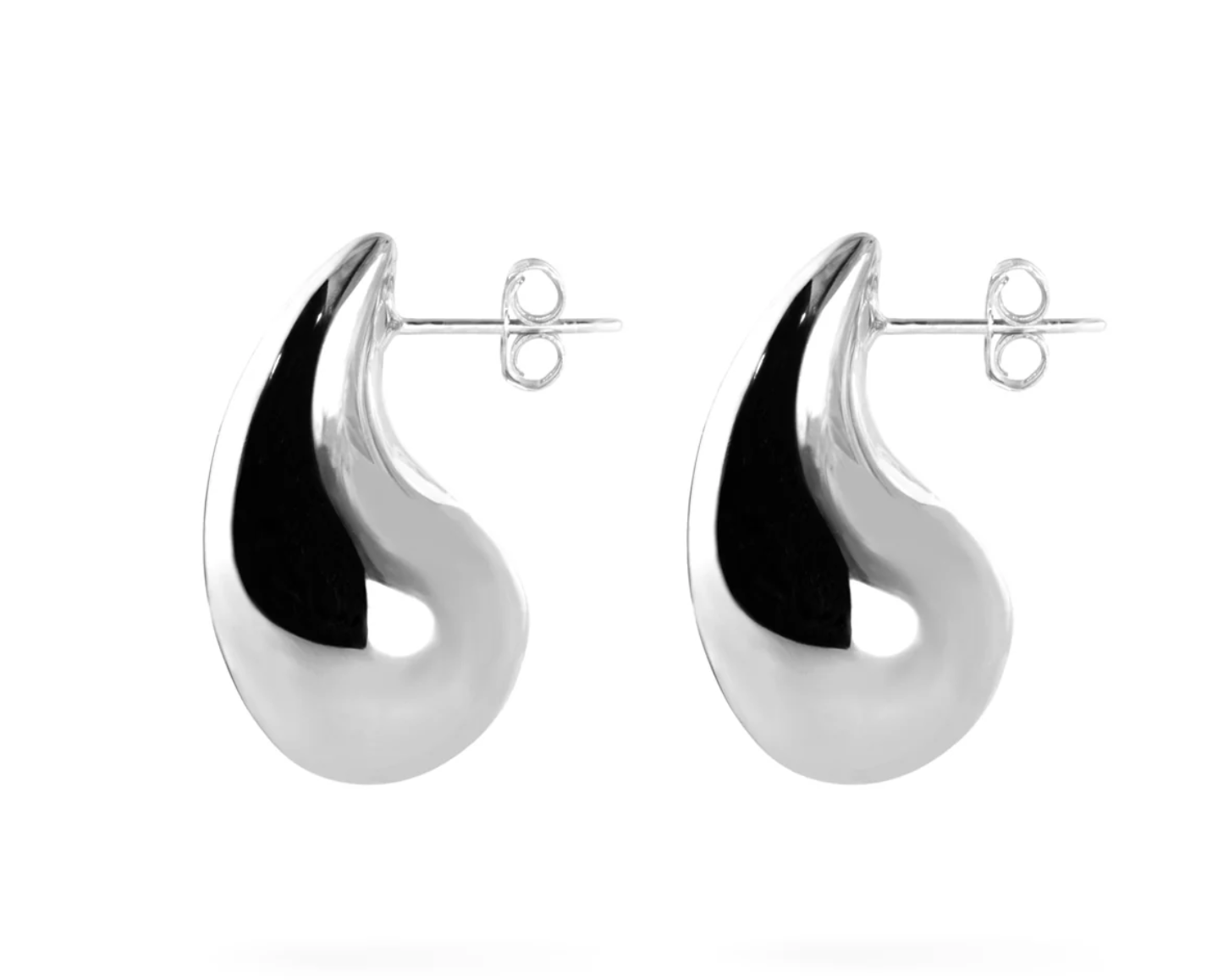 Verona Droplet Earrings - Silver