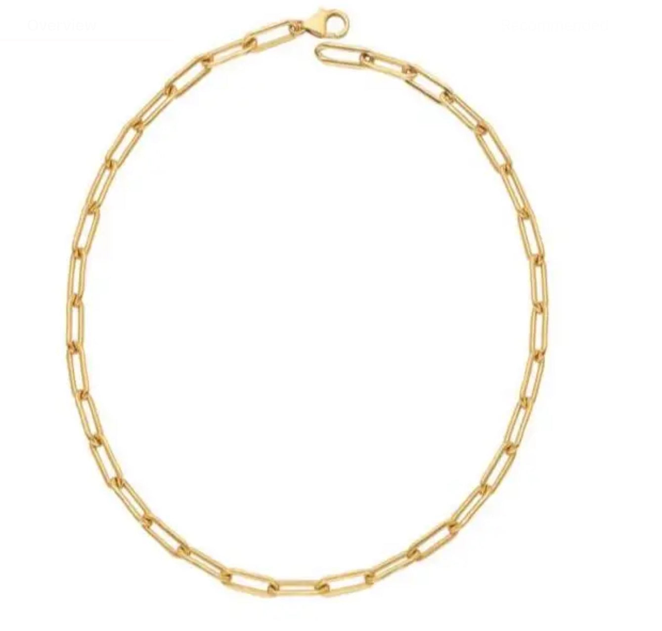Polly Link Necklace - Gold