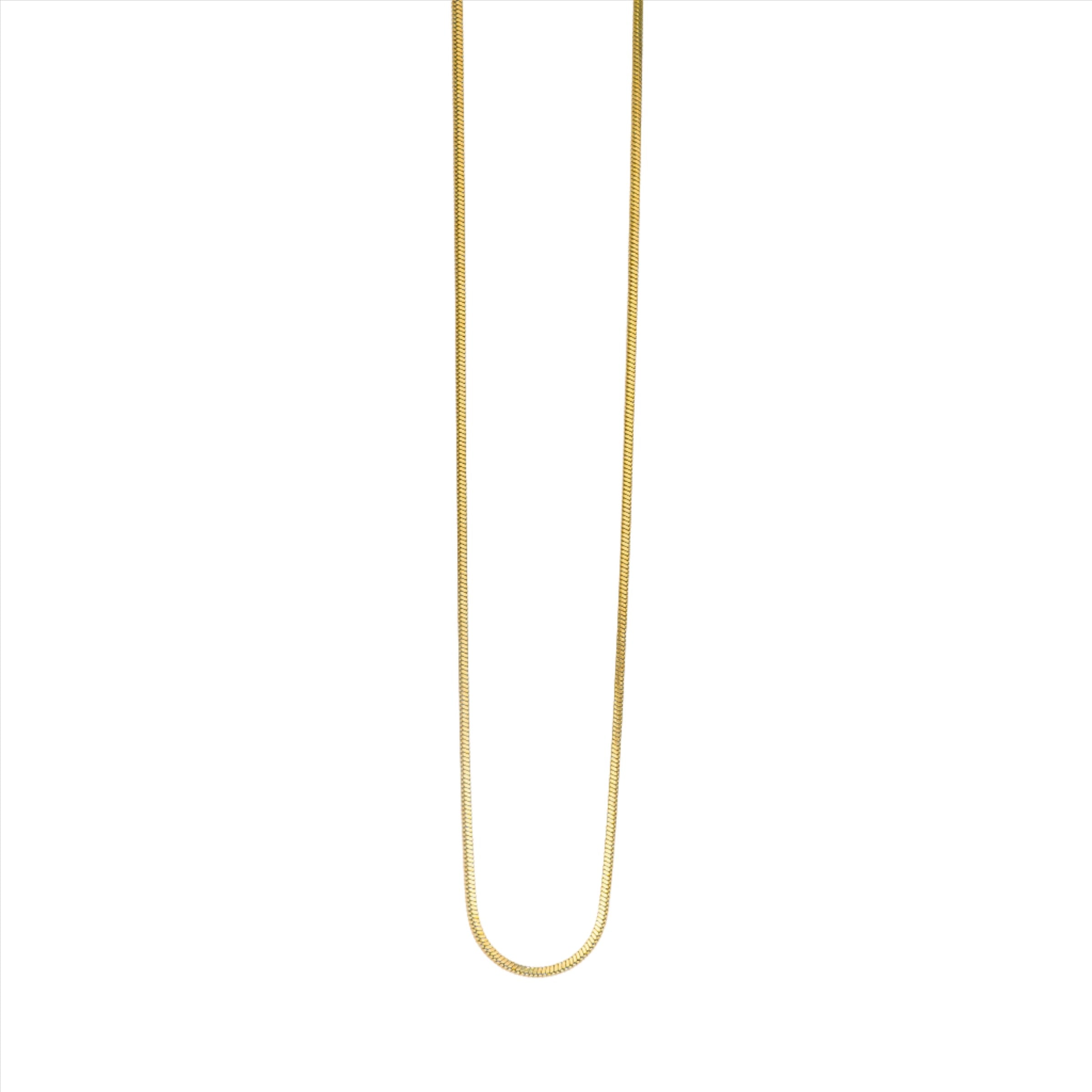 Sonata Fine Snake Chain Necklace - Gold