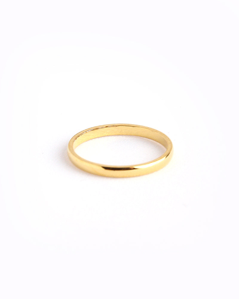 Band Ring 4mm - Gold