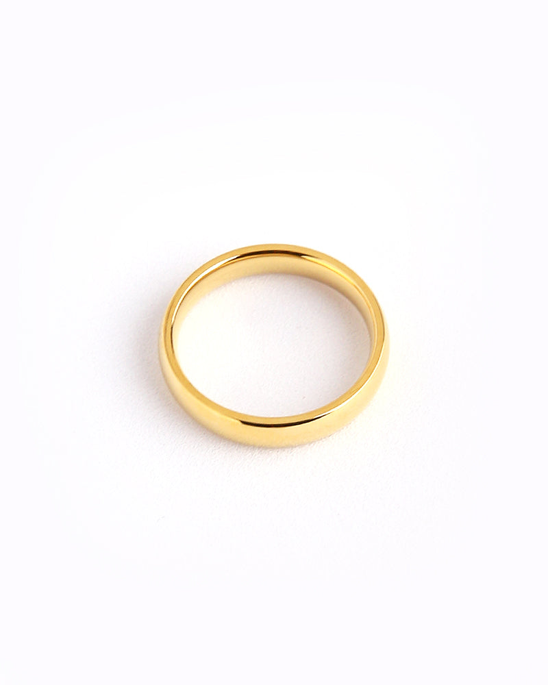 Band Ring 4mm - Gold