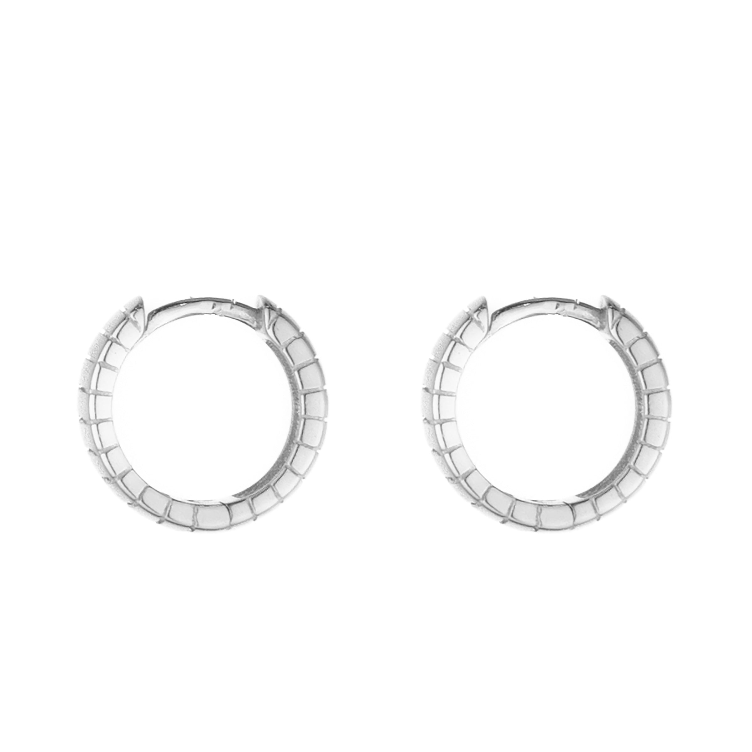 Otep Lined Hoop - Silver