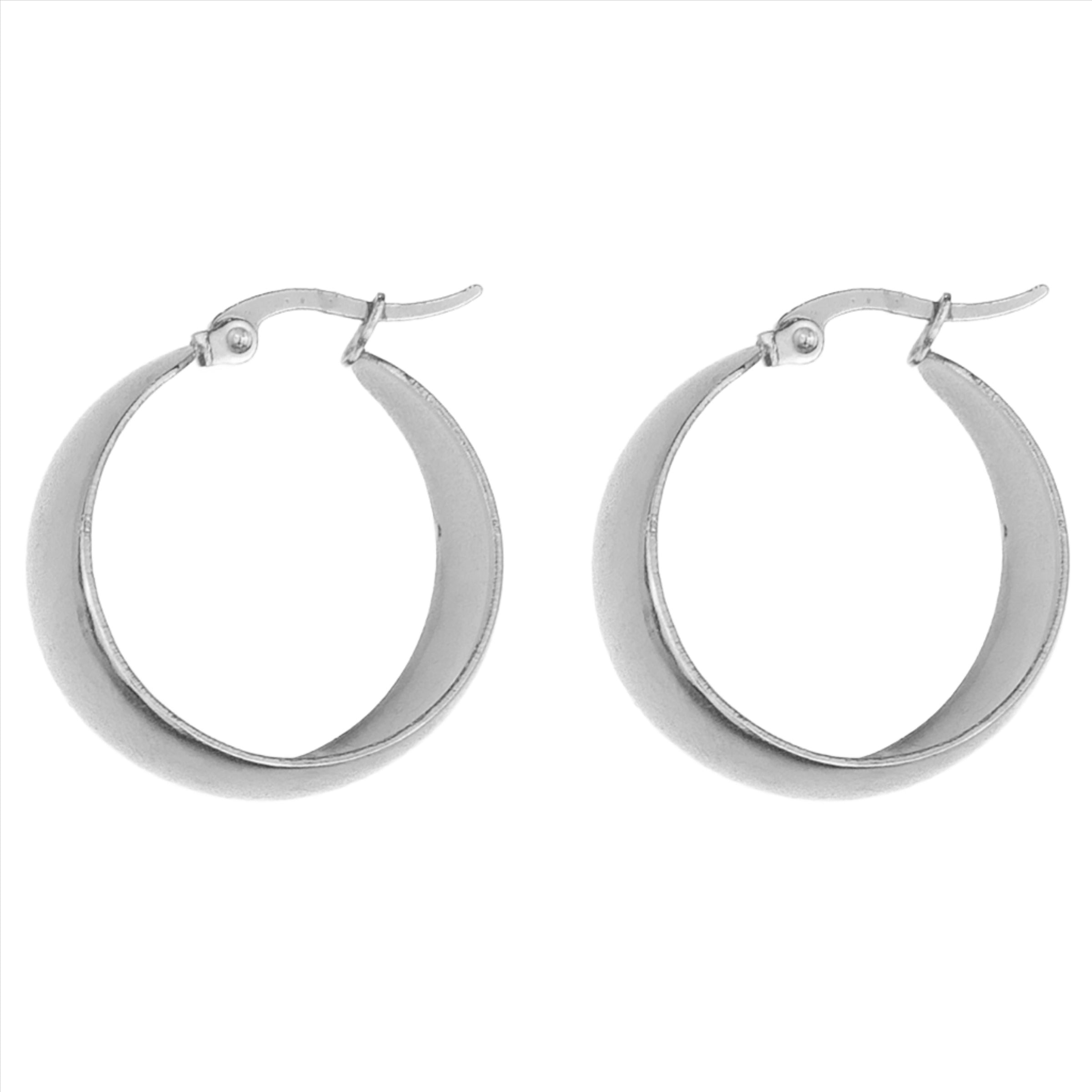 Yolandi Large Hoops - Silver