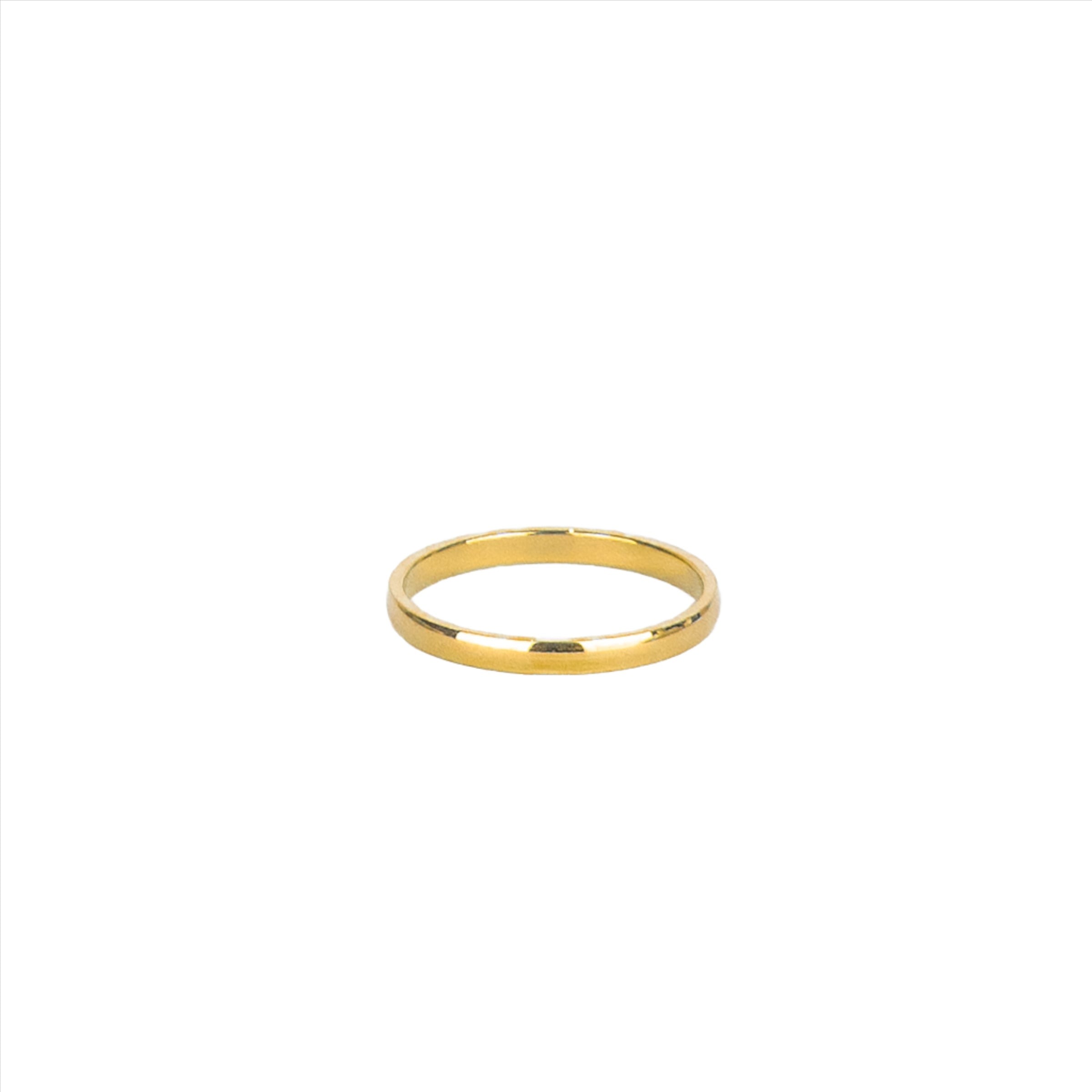 Band Ring 2mm - Gold