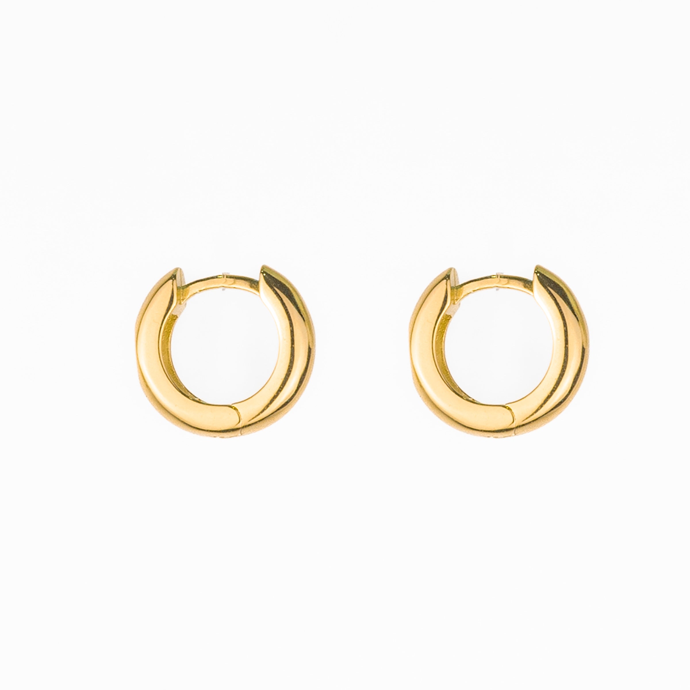 Eye Zircon Huggies - Gold