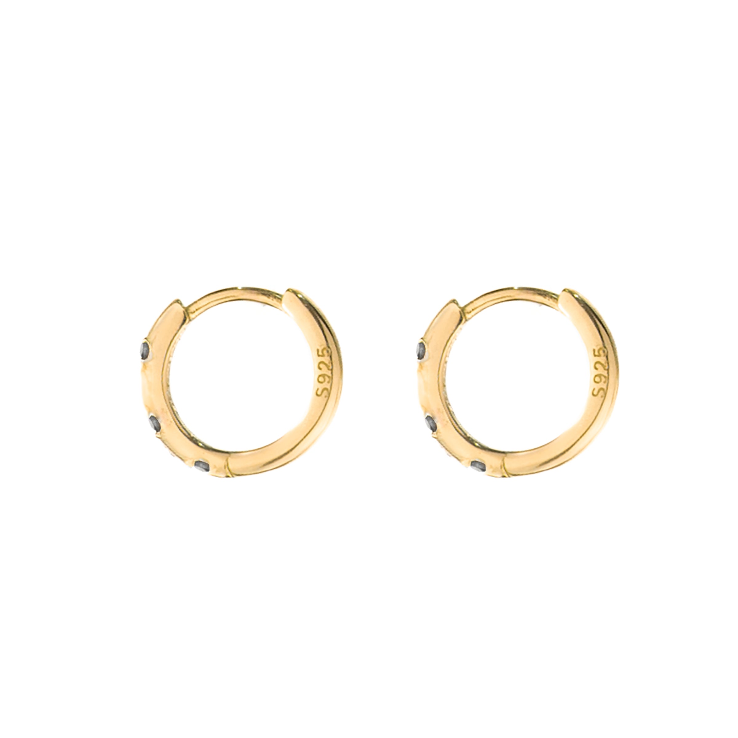 Spira Zircon Hoop - Gold