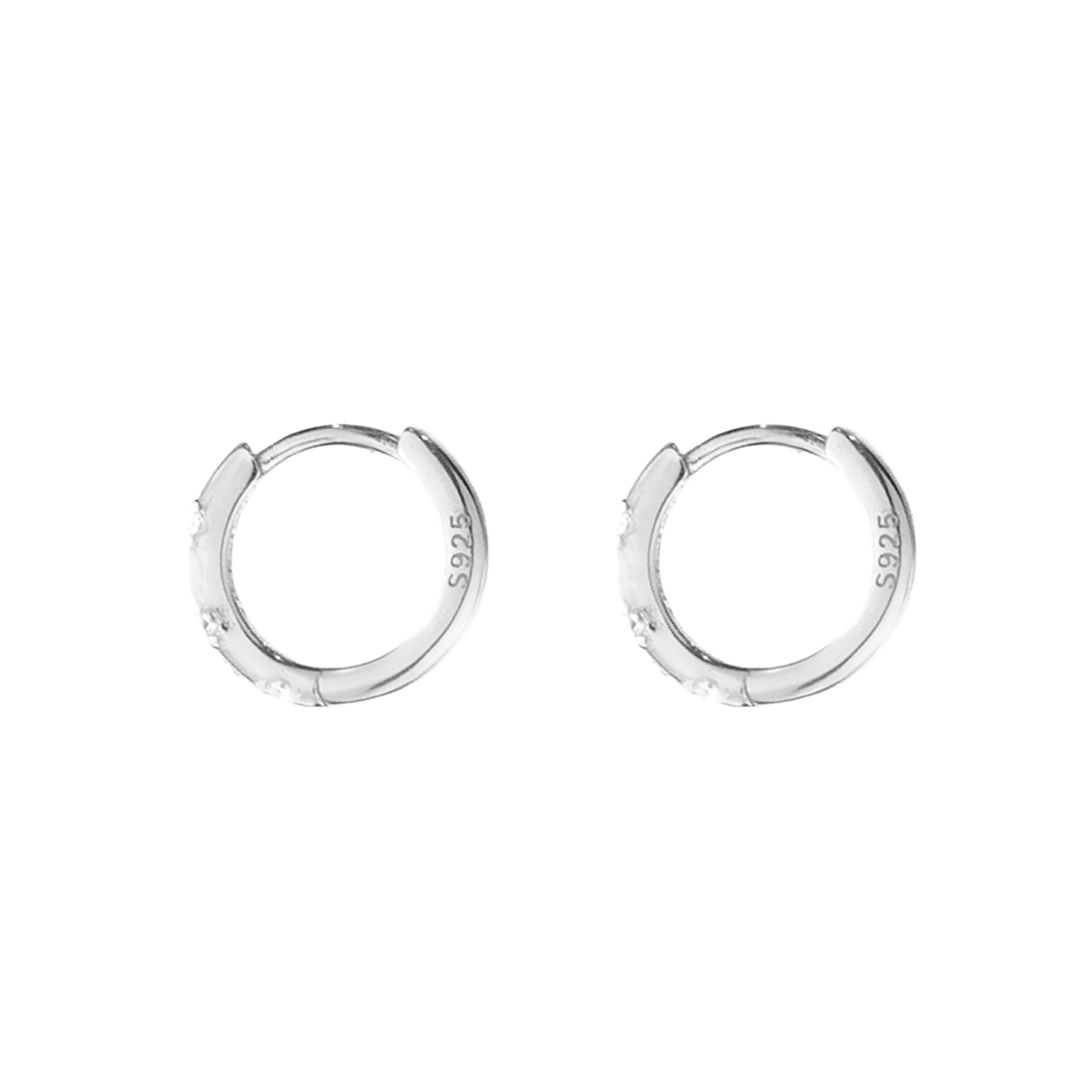 Spira Zircon Hoop - Silver