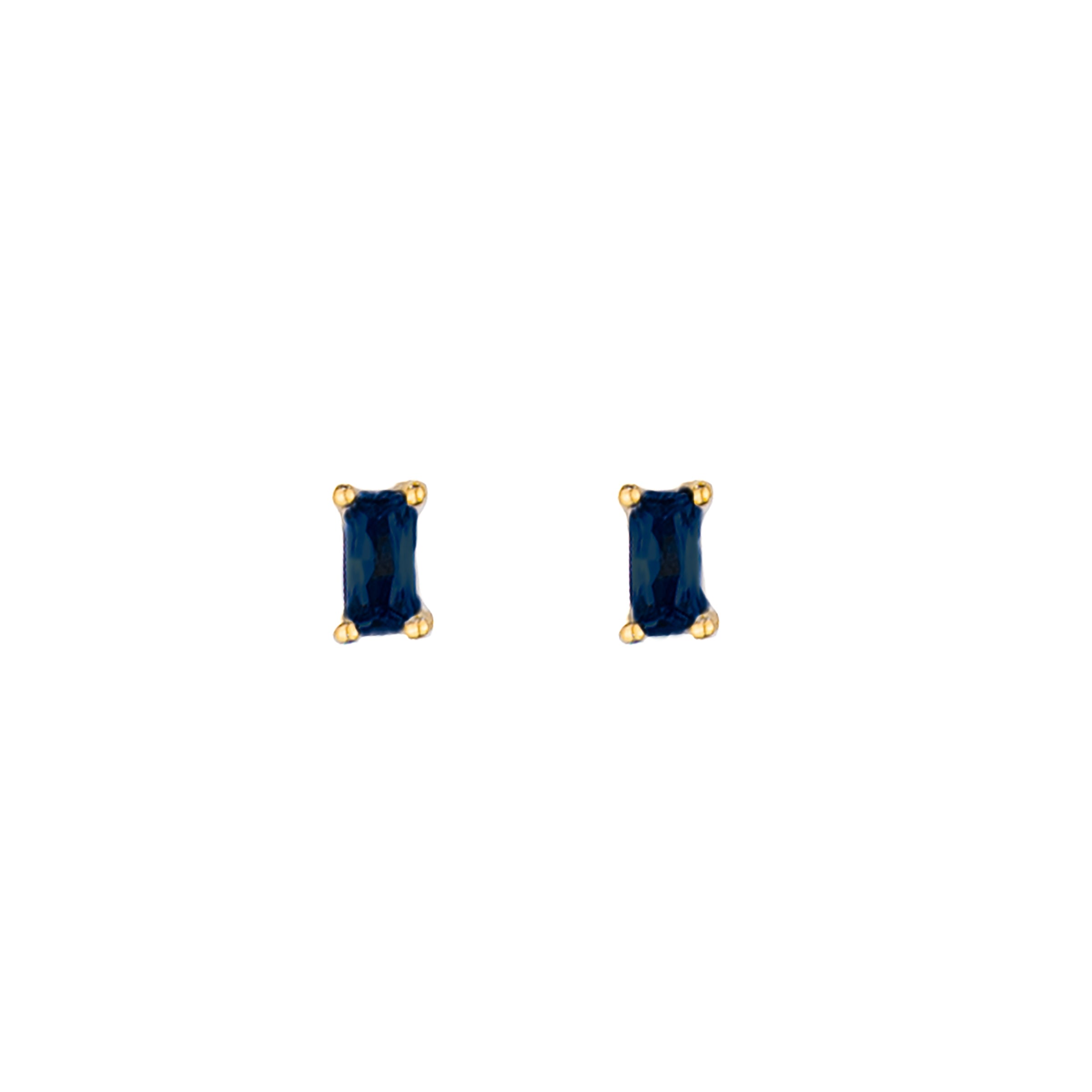 Emma Zircon Studs - Gold