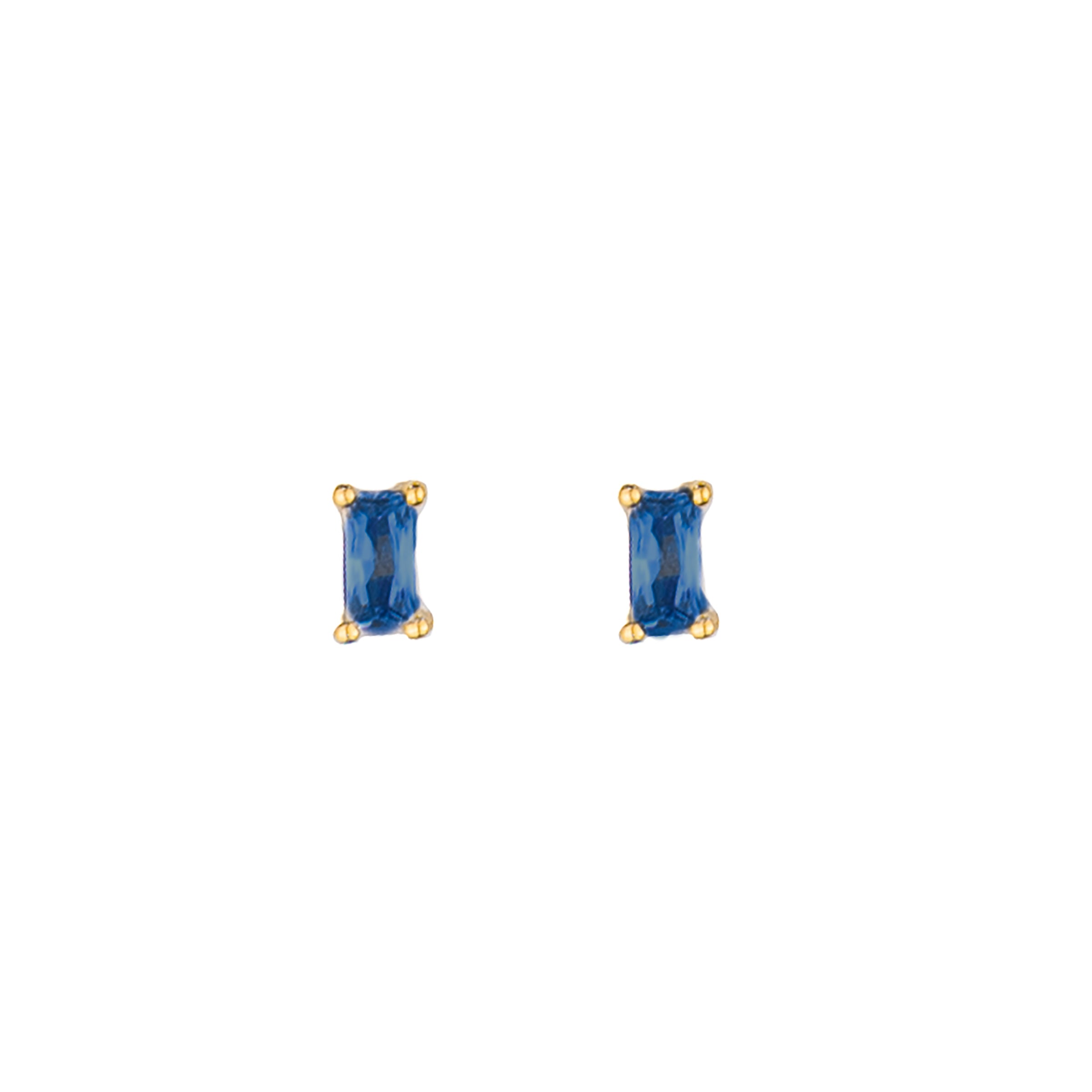 Emma Zircon Studs - Gold