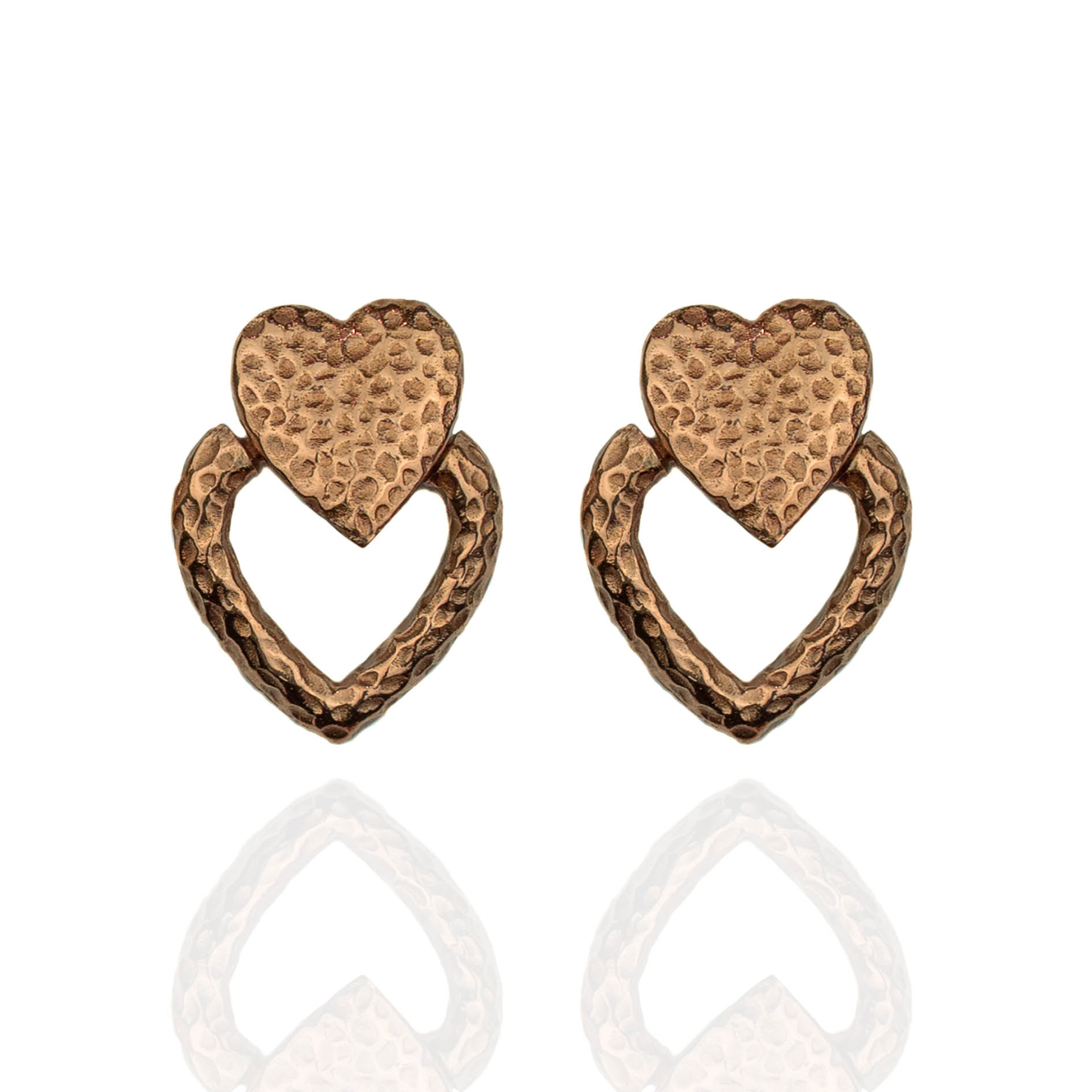 Hearts On Fire Rose Gold Earrings