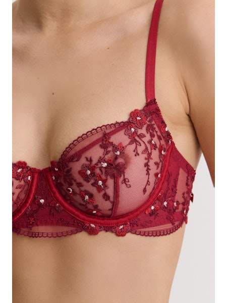 Sofia Underwire Bra - Red