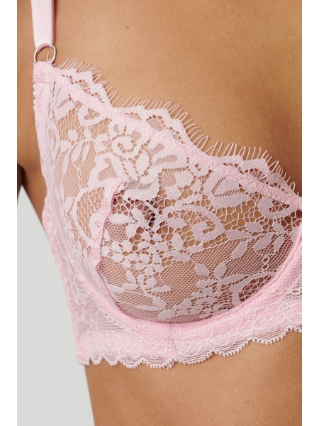 Maverick Underwire Bra - Baby Pink