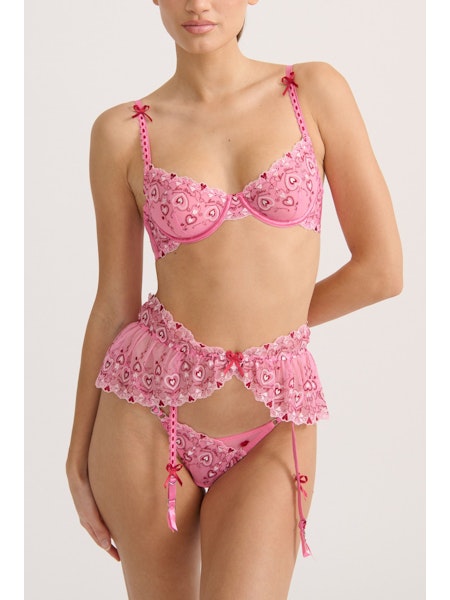 Mon Cherie Garter - Pink