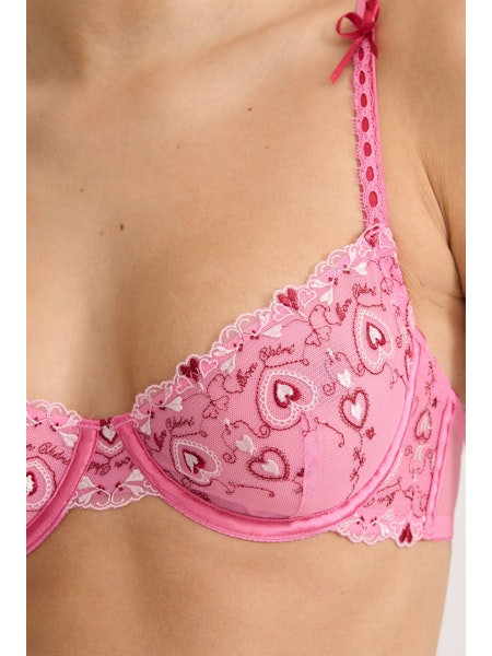Mon Cherie Underwire Bra - Pink
