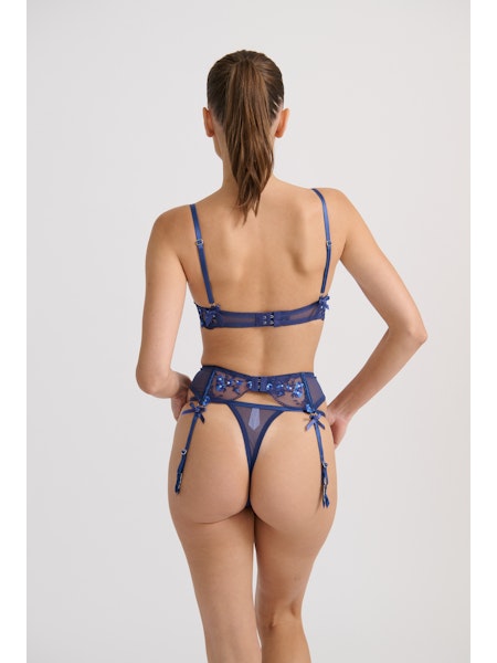 Sofia Garter Belt- Navy Blue