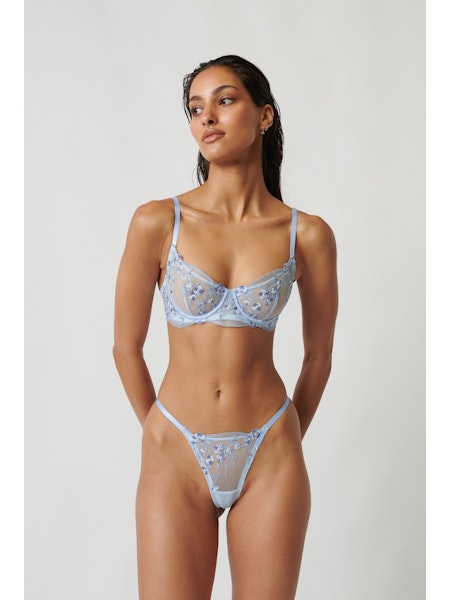 Sofia Underwire Bra - Cornflower Blue