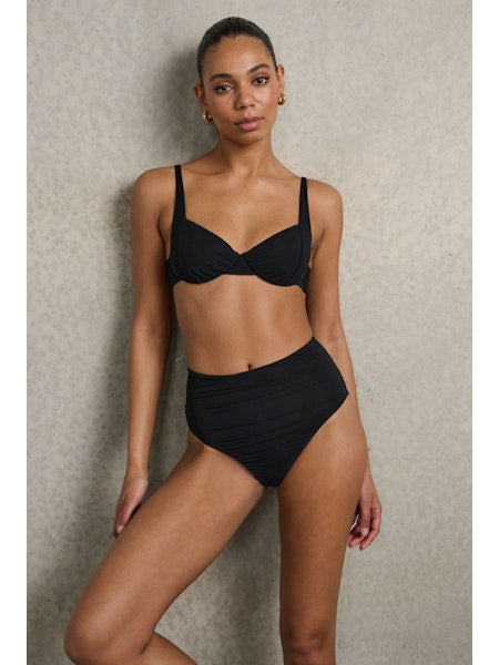 Bambi Swim High Waisted Bottom - Black