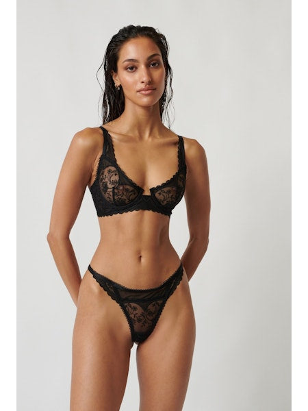 Ellery Underwire Bra - Black