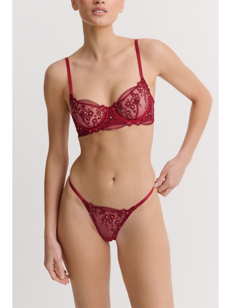 Sofia Underwire Bra - Red