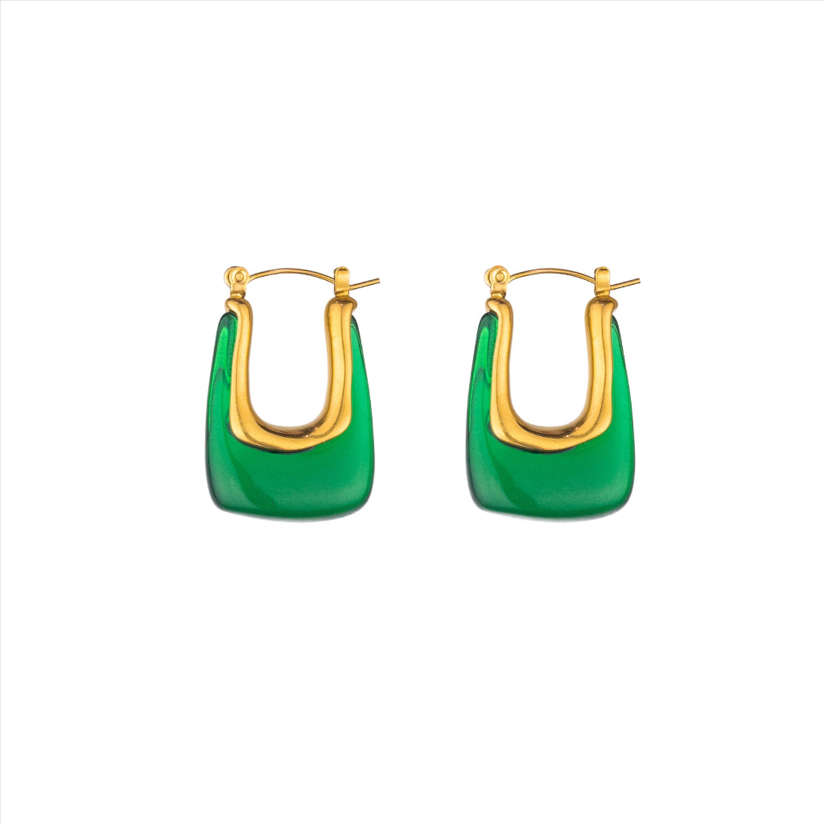 Allegra Hoop - Jade Green