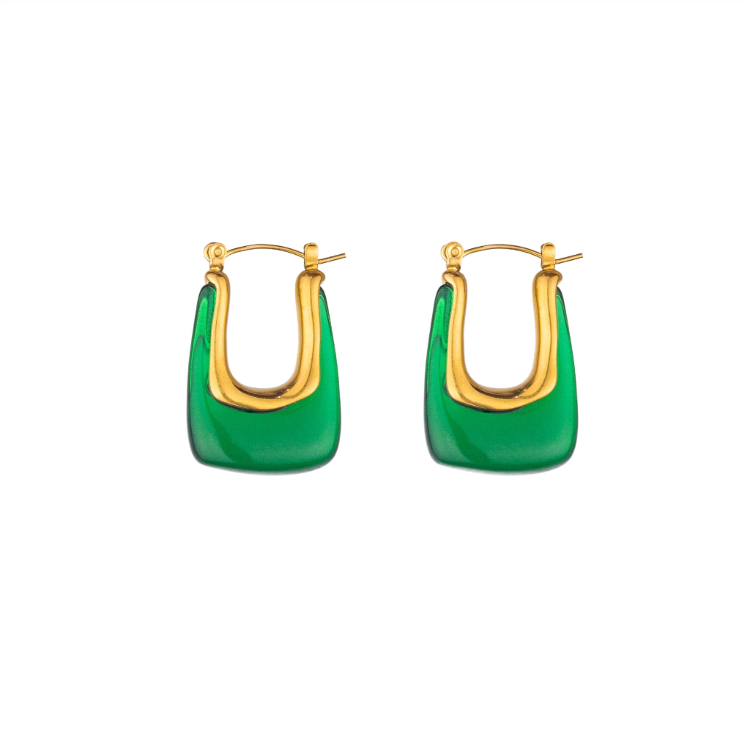 Allegra Hoop - Jade Green