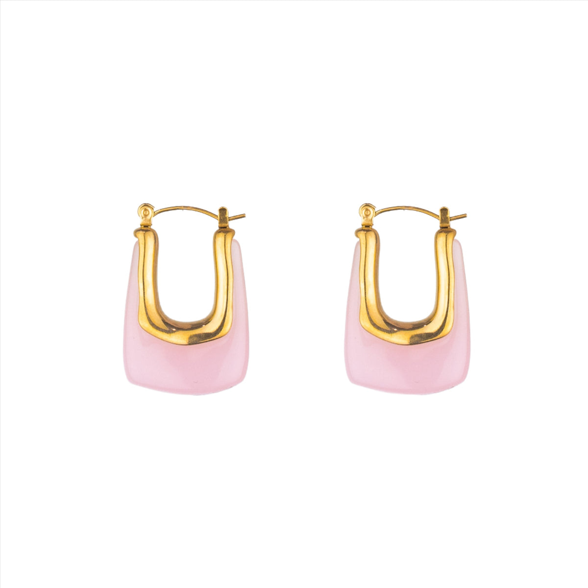 Allegra Hoop- Pink