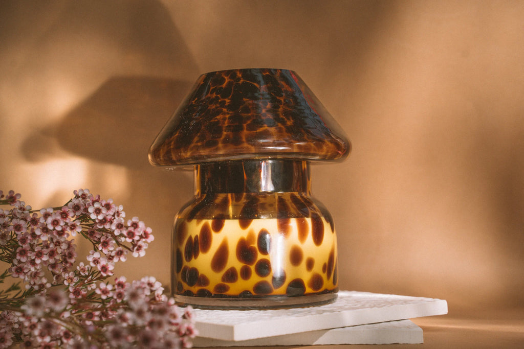Sustainable Candle Lamp - Leopard