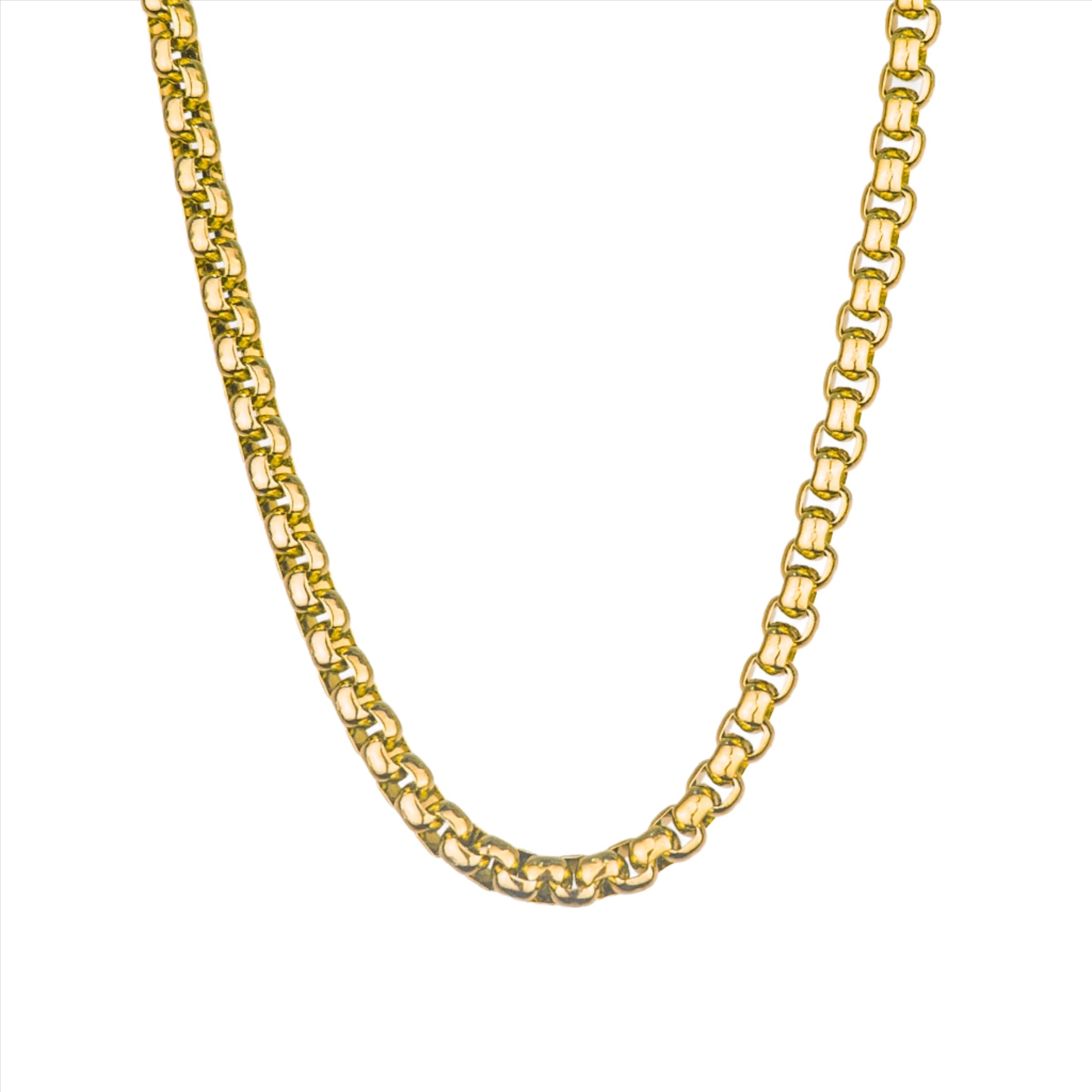 Phoenix Box Link Bracelet - Gold