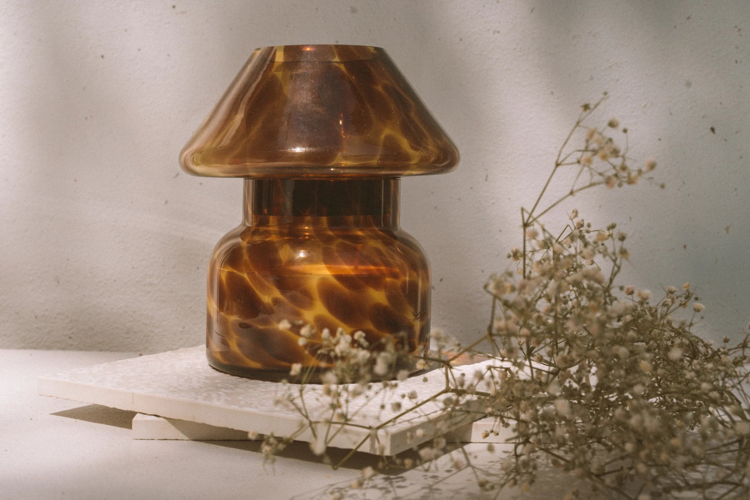Sustainable Candle Lamp - Leopard