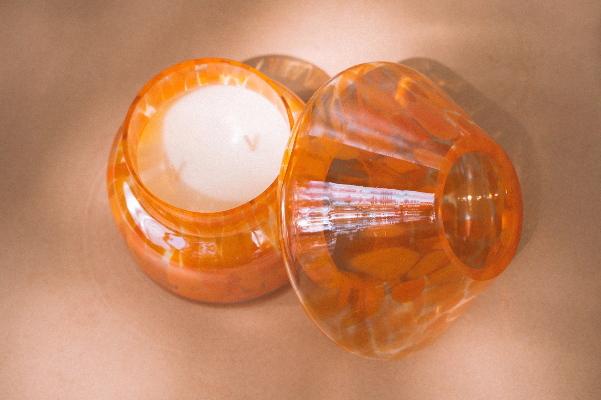 Sustainable Candle Lamp - Lava