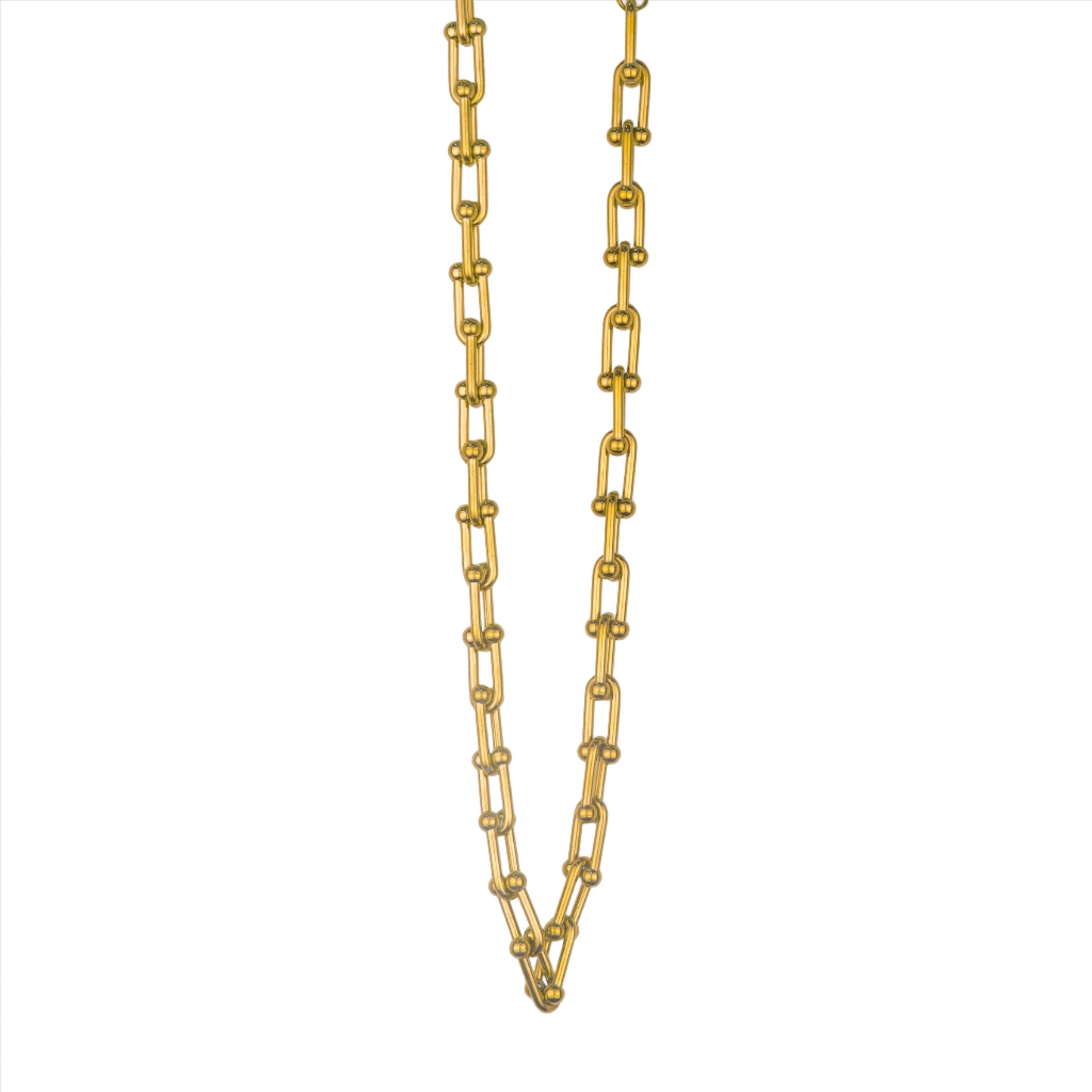 Riot Chunky U Link Chain - Gold