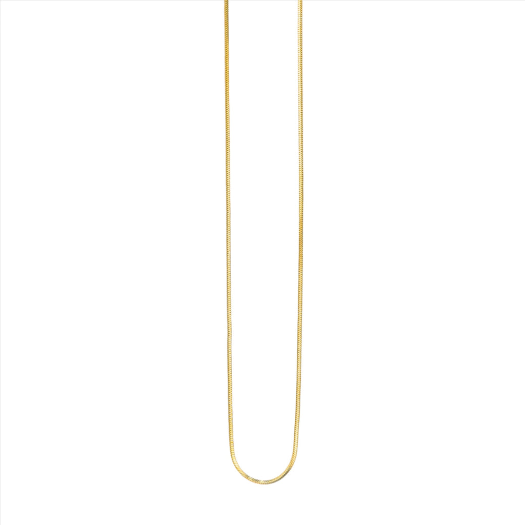 Sonata Fine Snake Chain Necklace - Gold
