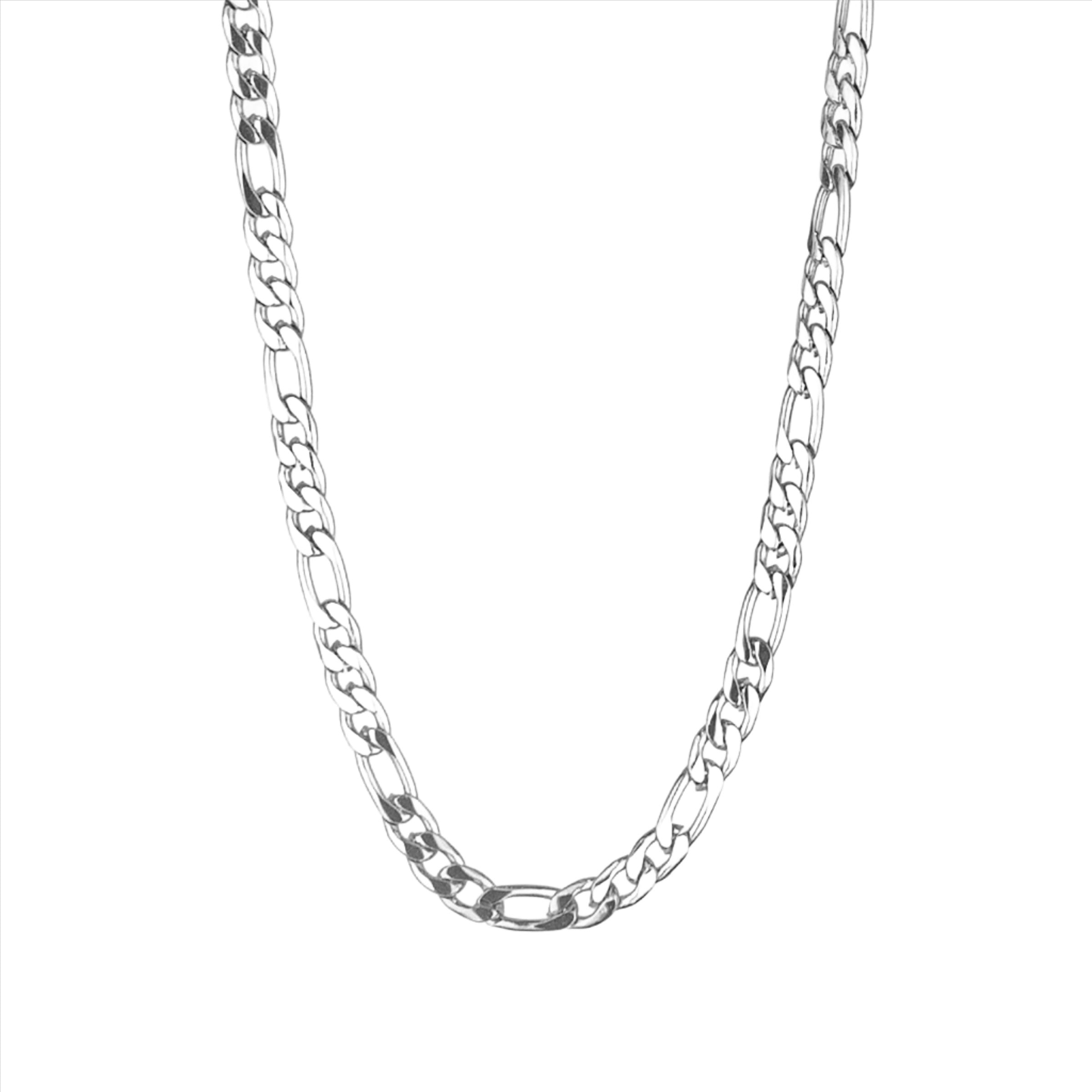 Ember Figaro Chain Bracelet - Silver