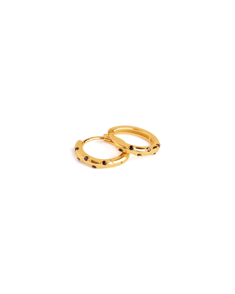 Spira Zircon Hoop - Gold