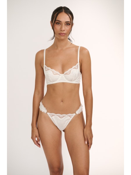 Priscilla Underwire Bra - Ivory