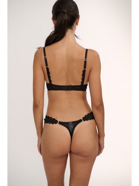 Priscilla Underwire Bra - Black