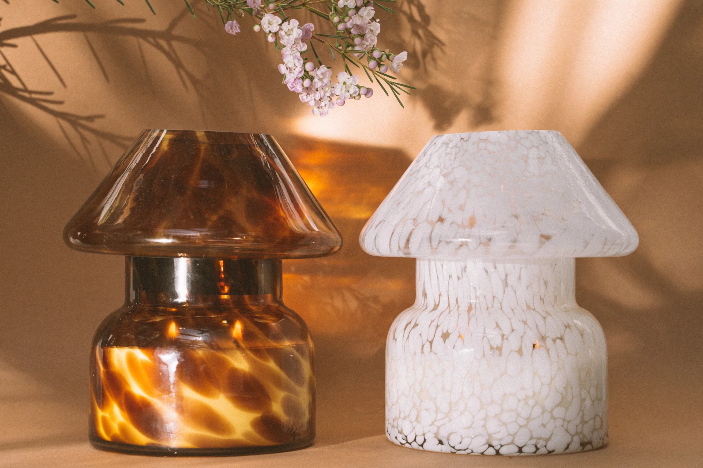 Sustainable Candle Lamp - Leopard