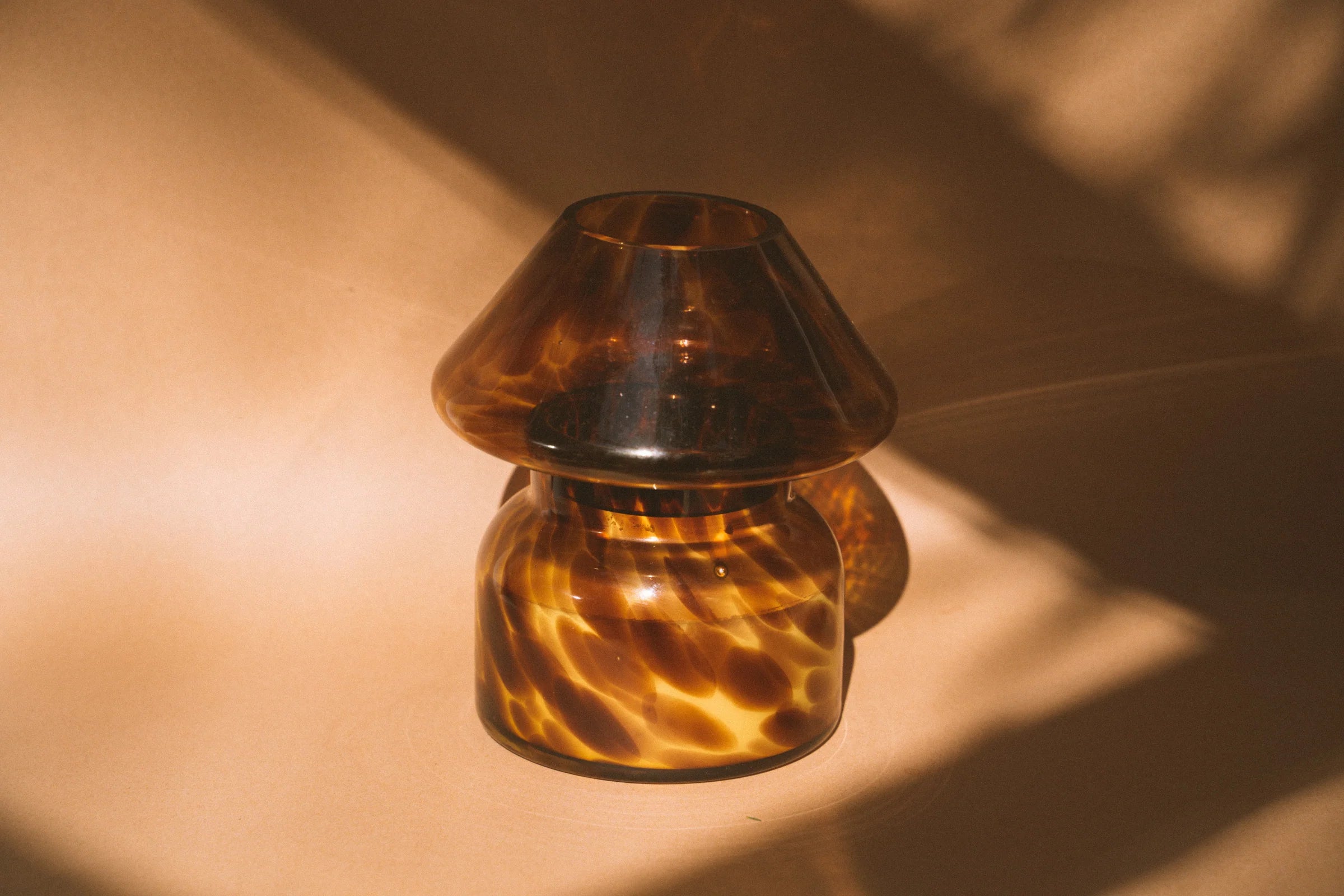 Sustainable Candle Lamp - Leopard