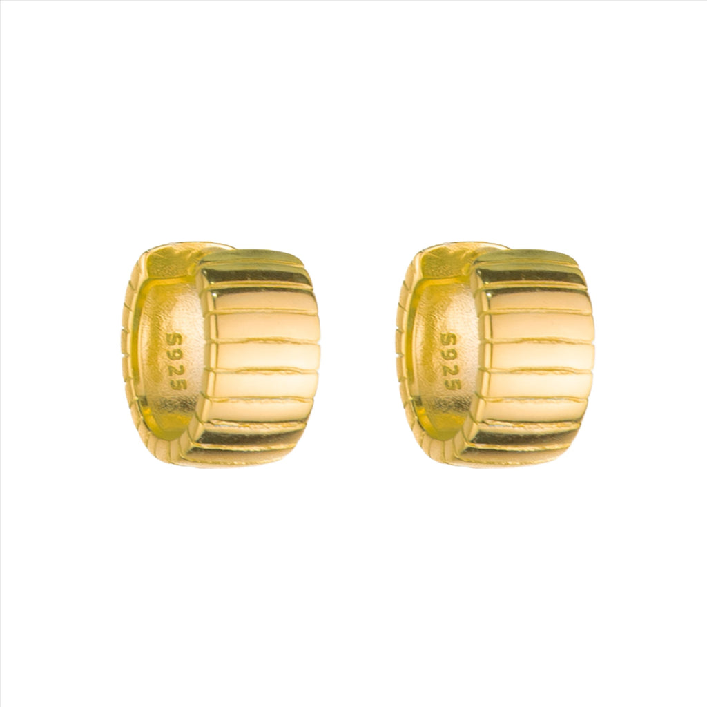 Otep Lined Hoop - Gold