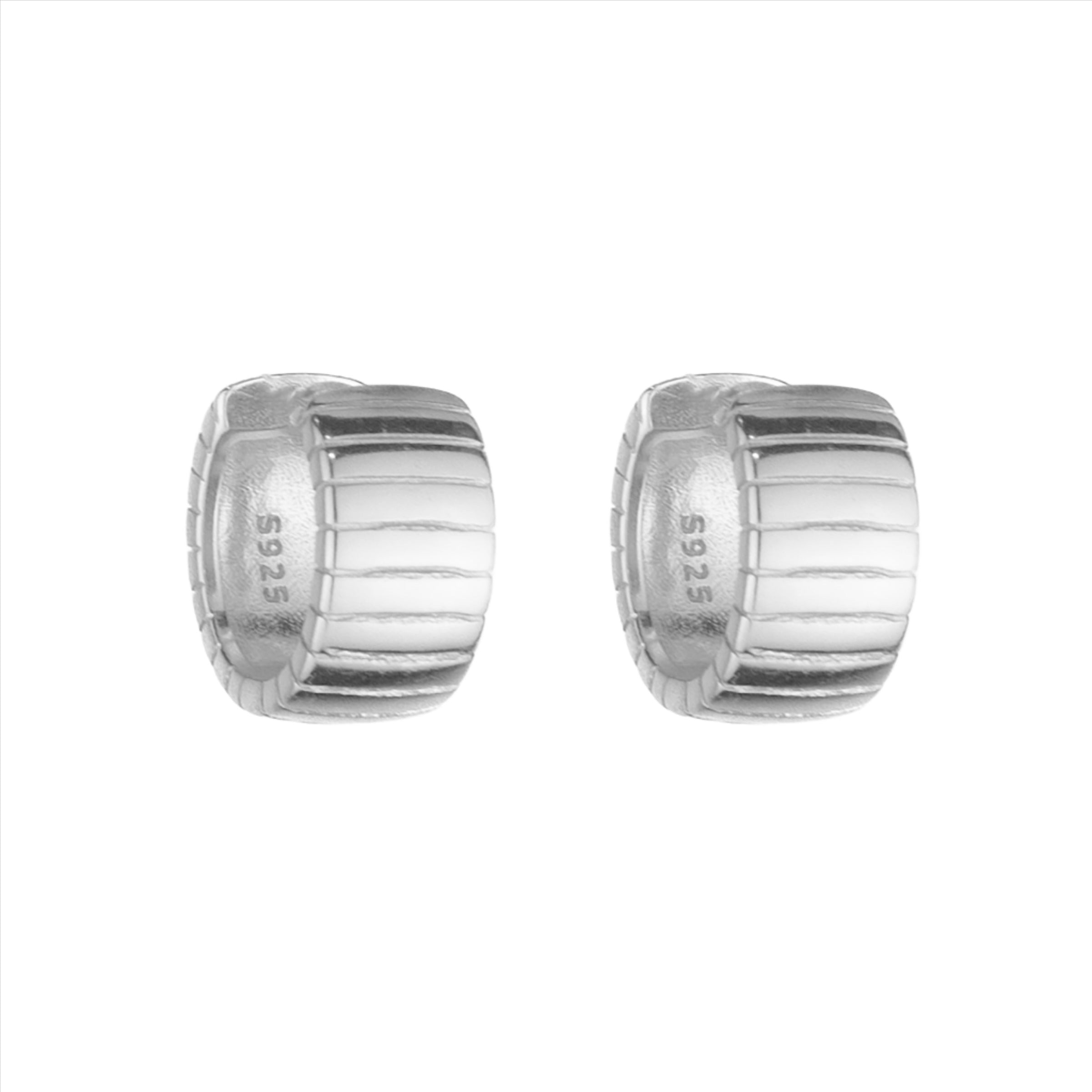 Otep Lined Hoop - Silver