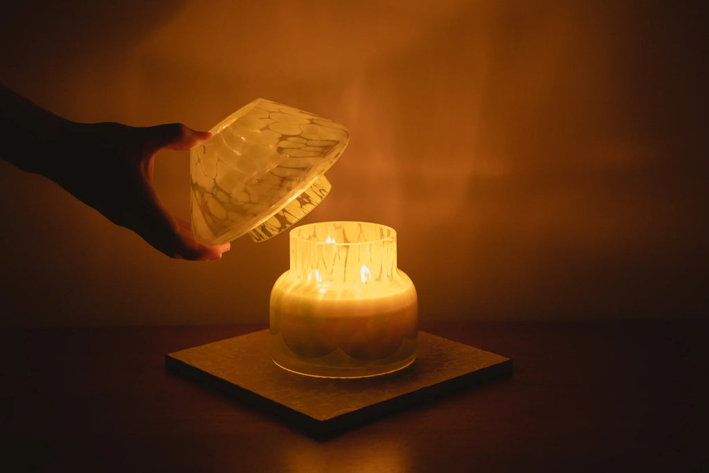Sustainable Candle Lamp - Fairy Green