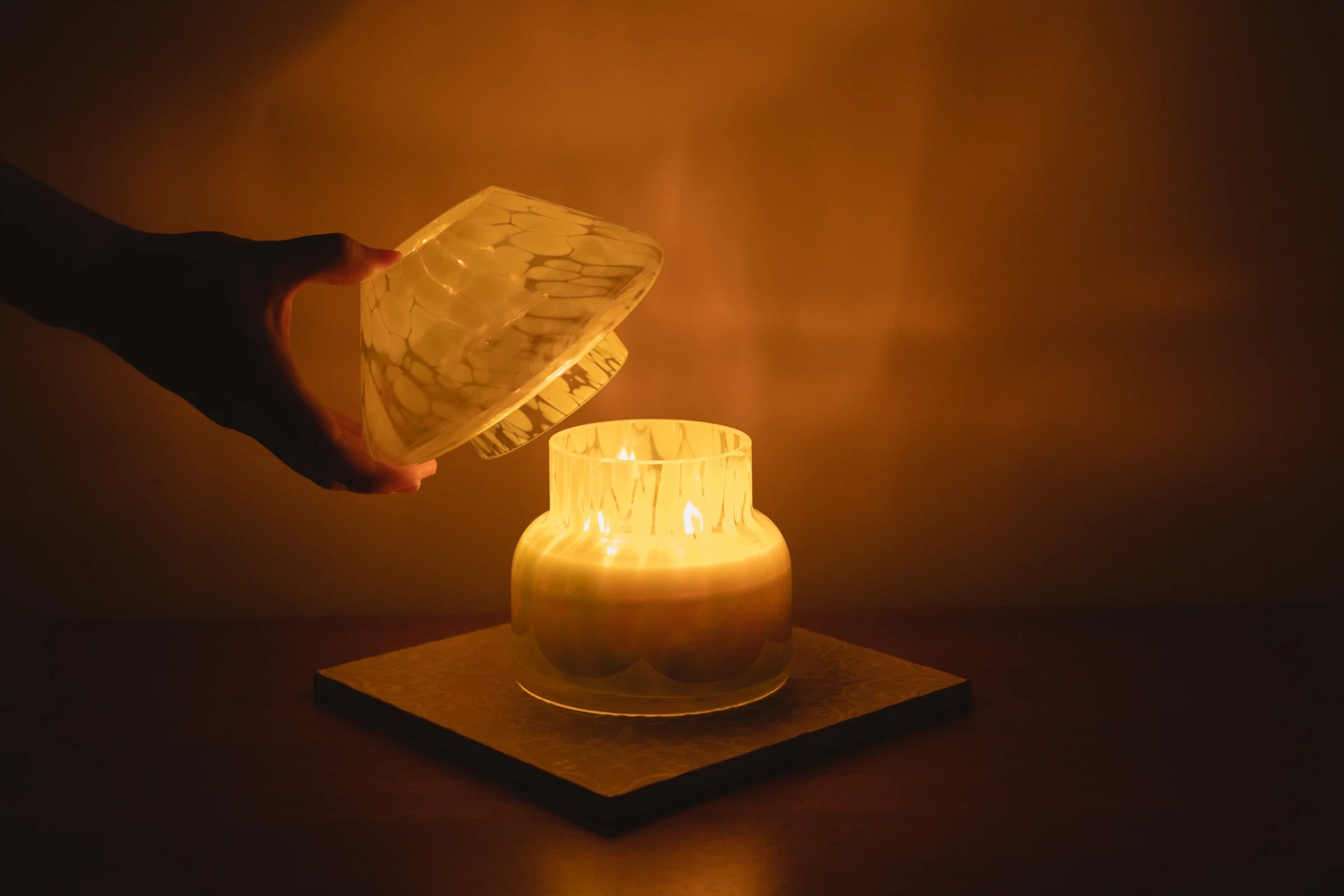Sustainable Candle Lamp - Fairy Green
