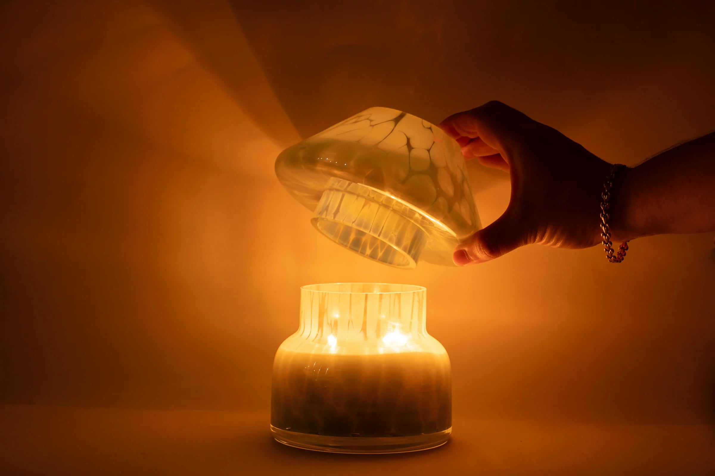 Sustainable Candle Lamp - Rain Cloud