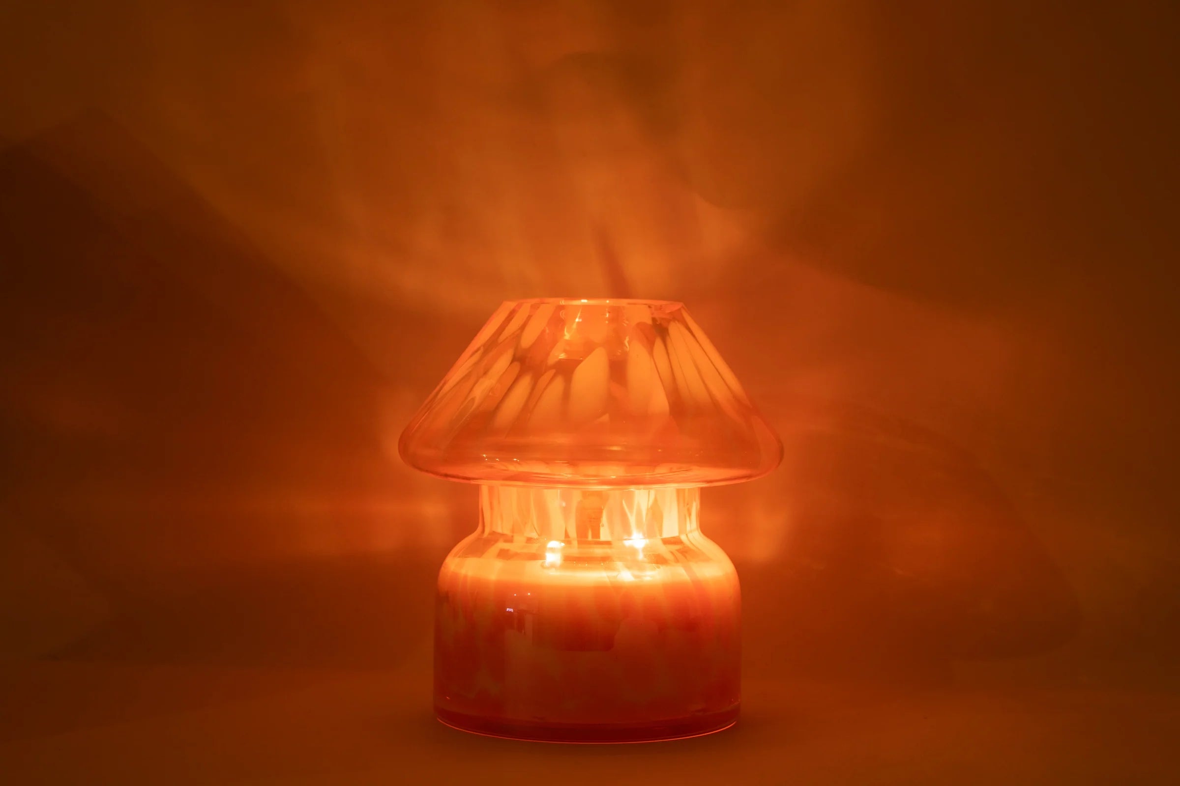 Sustainable Candle Lamp - Lava