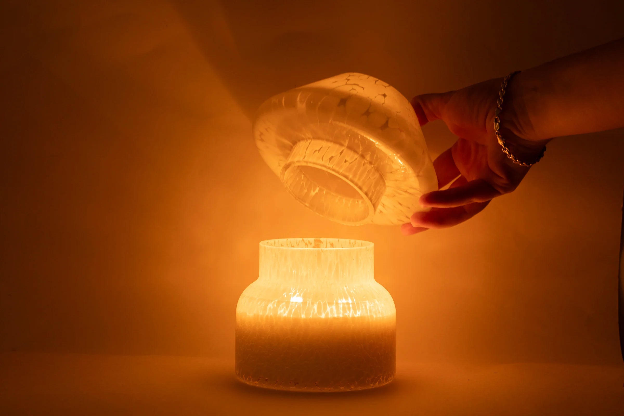 Sustainable Candle Lamp - Cloud