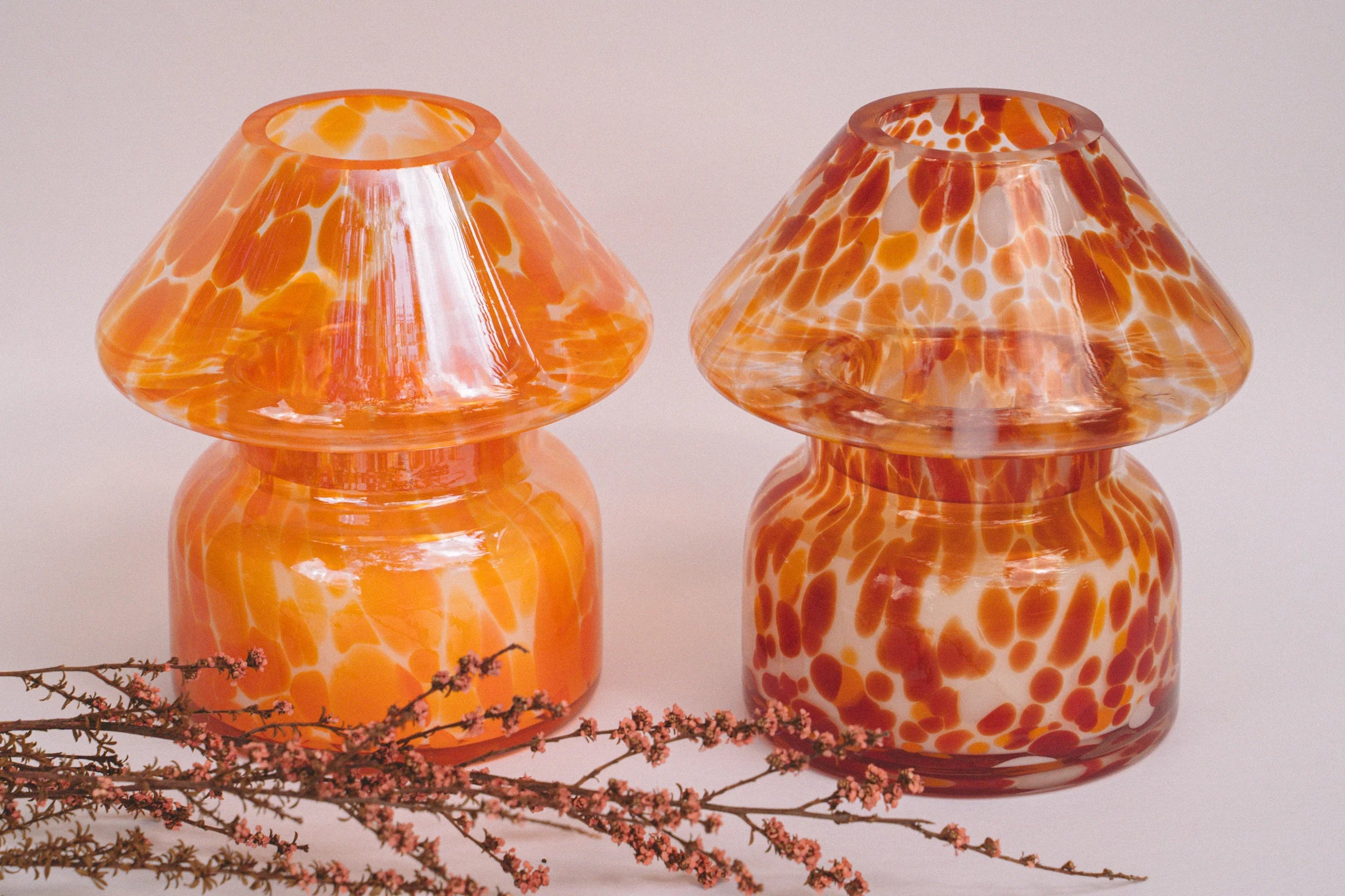 Sustainable Candle Lamp - Lava
