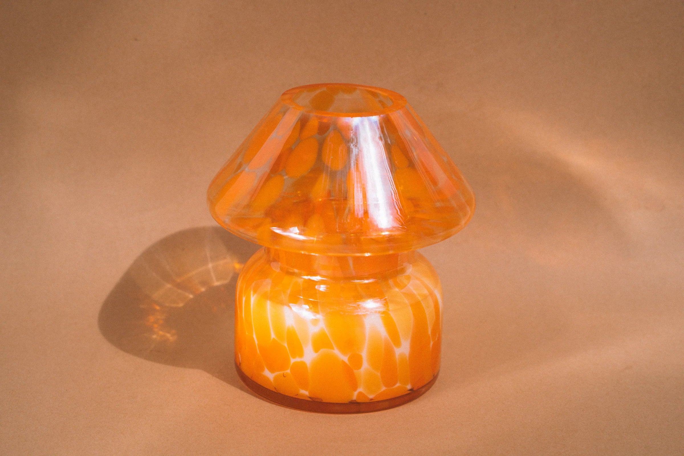Sustainable Candle Lamp - Lava