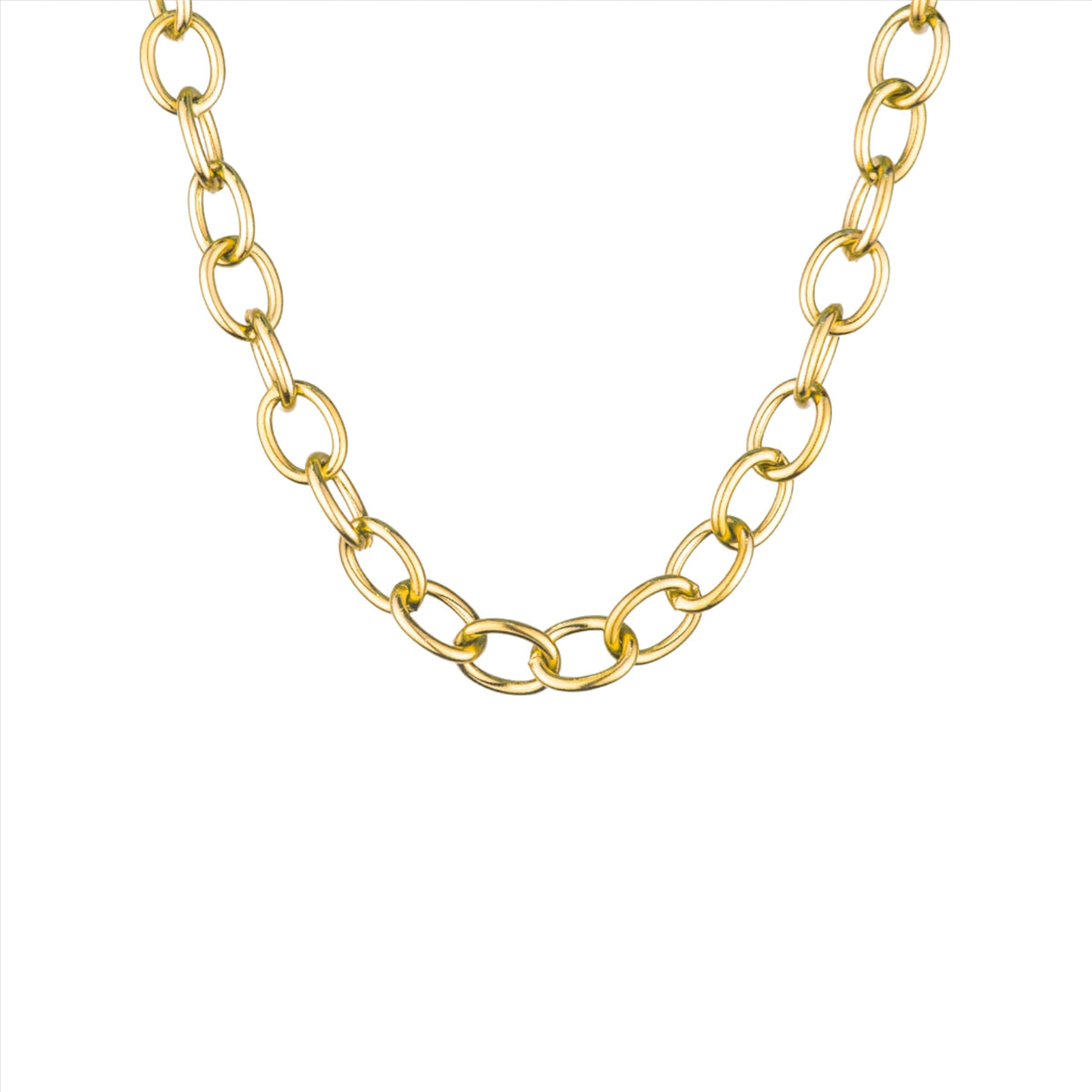 Brody Oval Cable Bracelet - Gold