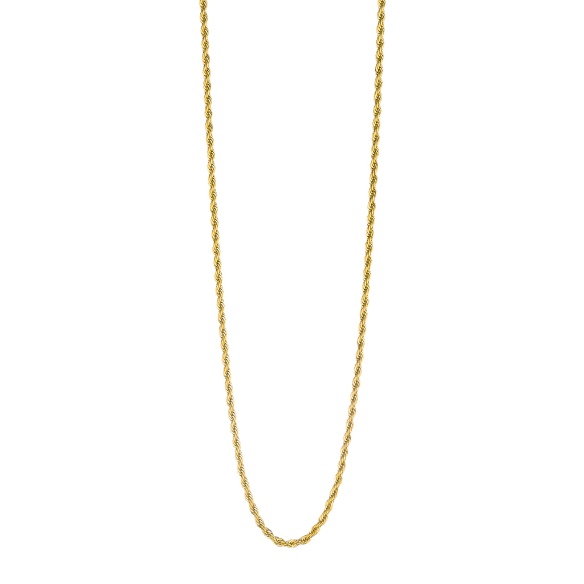 Rory Rope Chain Necklace - Gold